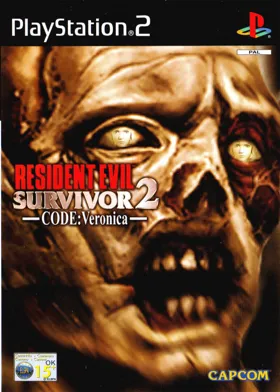 Gun Survivor 2 - Biohazard - Code - Veronica (Japan) (With GunCon2) box cover front